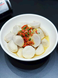 美味剁椒蒸芋艿