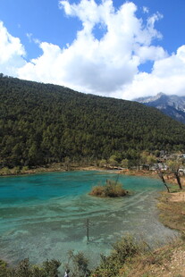 美丽的高原湖泊风光