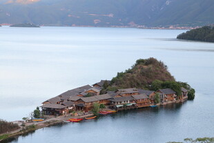 湖中小岛聚落景观