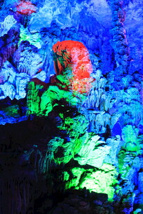 梦幻色彩的抽象艺术画面