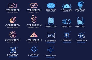 多样创意化学相关图标集