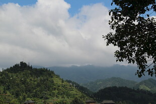 青山云海间的自然景致