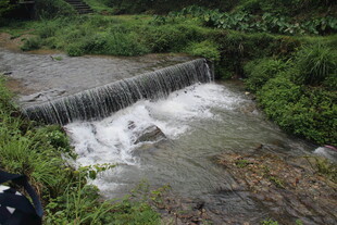 山间小瀑布流水潺潺