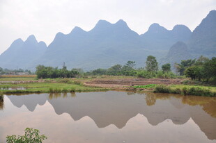 山水田园风光如画美景