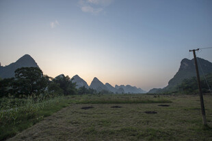 田园山水间的秀丽风光