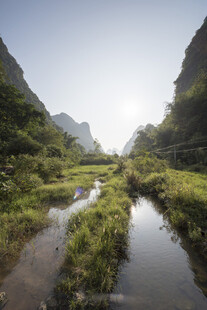 山间溪流 自然清新景致