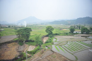 田园风光俯瞰图