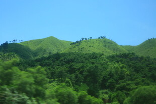 翠绿山峦 尽显自然之美