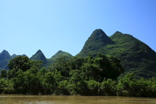 漓江青山绿水自然美景