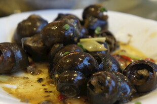 美味黑橄榄 诱人盘中餐