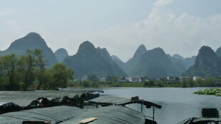 漓江山水风光秀丽景色