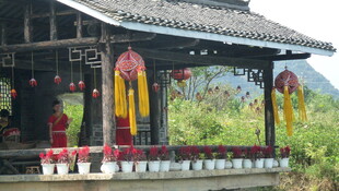 传统侗族建筑装饰景观