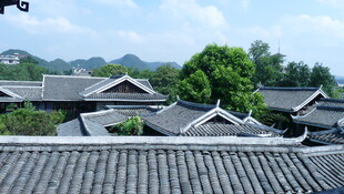 古村落屋顶景观