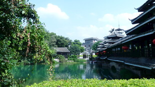 江南水乡古建筑风景