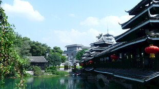 江南水乡古建筑风景