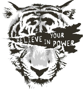 老虎头像 相信你的力量