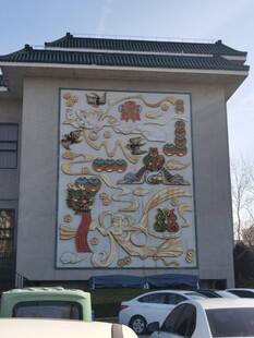 建筑外墙精美壁画展示