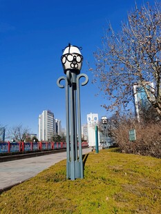 路边复古路灯