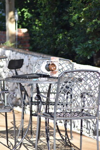 铁艺桌椅组合 尽显复古风