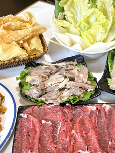 丰盛火锅食材