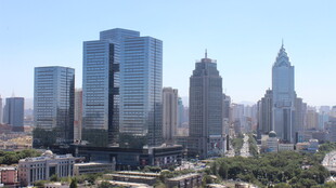 都市繁华天际线景观