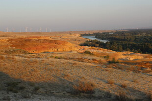 黄昏下的广袤荒野景观