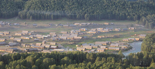 乡村全景风光图