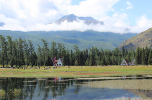 湖畔山林美景 悠然露营地