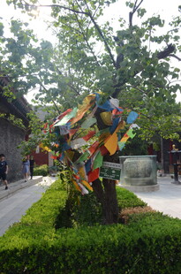 多彩雕塑装点园林景观