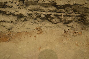 古老墙面纹理特写