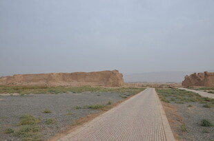 荒漠中的蜿蜒公路