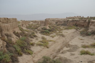 荒凉土坡地貌景观