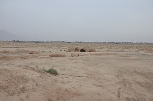 广袤荒凉沙地景观