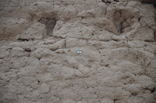 古老石墙纹理特写