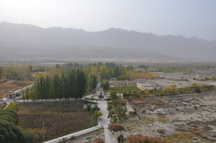 秋日山间田园风光美景