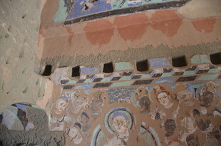 敦煌精美壁画局部展示