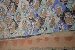 敦煌壁画局部图案