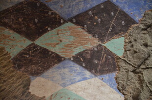 复古几何图案地面瓷砖