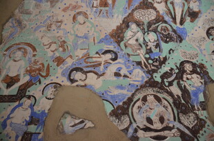 抽象艺术人物涂鸦画作