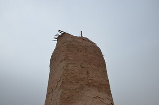 古老土塔屹立天地间