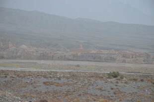 沙漠中的荒凉景象