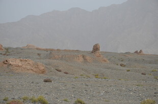 沙漠中的古老遗迹