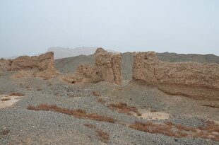 沙漠中的古老遗迹