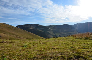 山间草地的壮丽风光