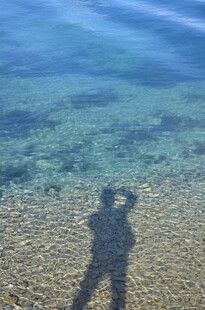 海边人影 光影与海的邂逅