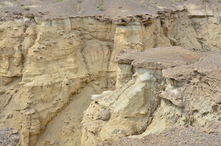 壮观土质地貌景观