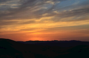 壮丽黄昏天空美景