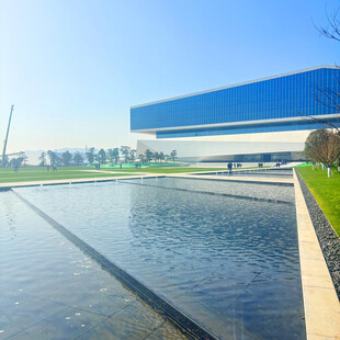 现代水景建筑景观