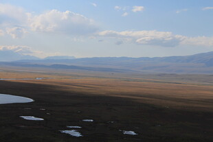 广袤荒原上的开阔风景