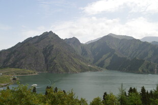 高山湖泊自然风光美景